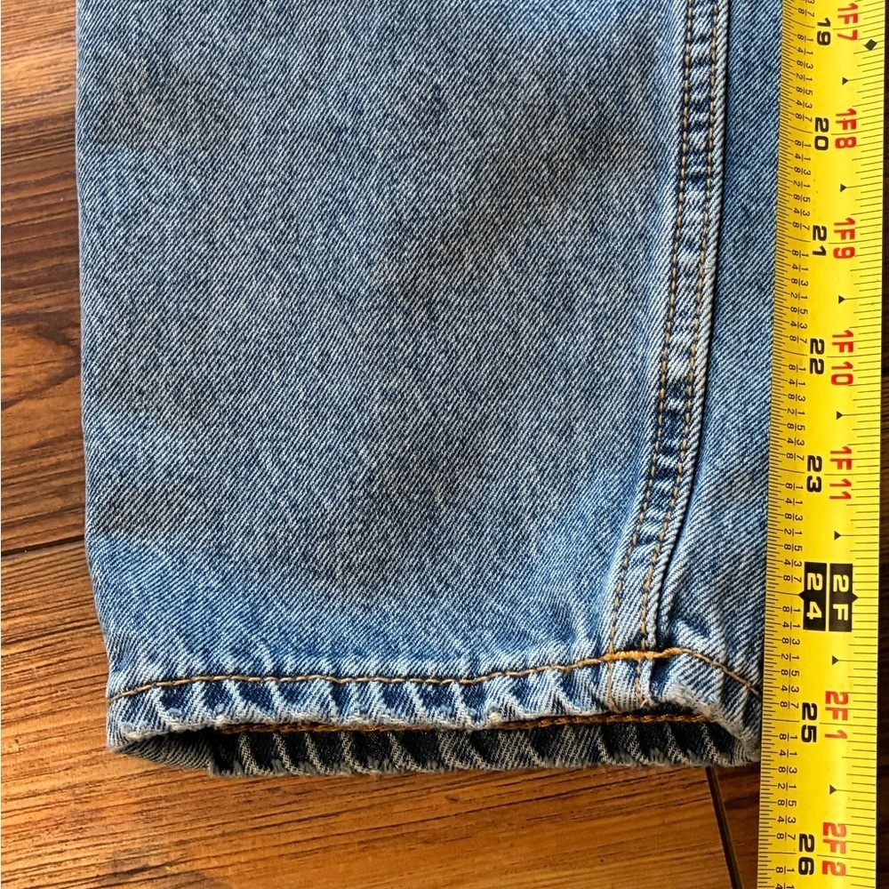 H&M Divided Mom Jeans Light Wash High Rise Tapered Leg Women’s Size 10 - Picture 5 of 12
